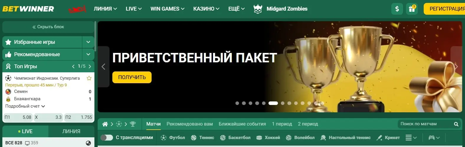 Бетвиннер казино.